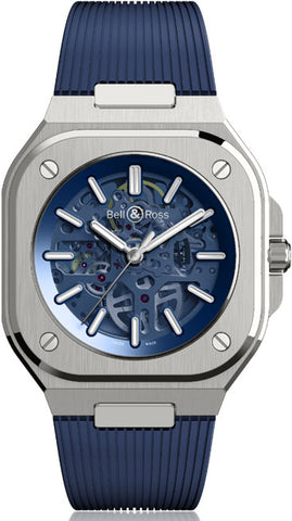 Bell & Ross Watch BR 05 Skeleton Blue Limited Edition BR05A-BLU-SKST/SRB