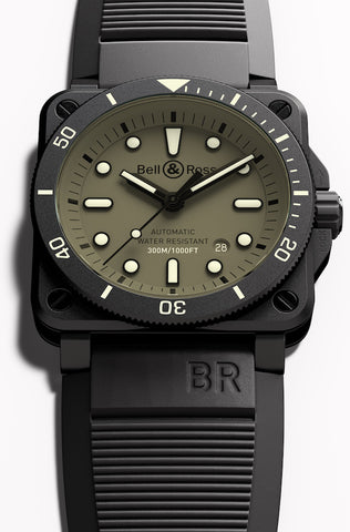 Bell & Ross Watch BR 03 92 Diver Military Ceramic Limited Edition
