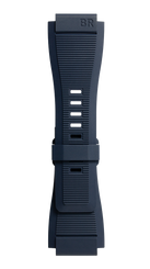 Bell & Ross Strap BR 01/03 BR-X1 Grooved Blue Rubber Medium B-P-034 MEDIUM