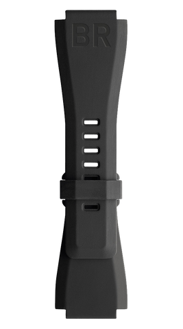 Bell & Ross Strap BR 01/03 BR-X1 Black Rubber Large B-P-021 LARGE