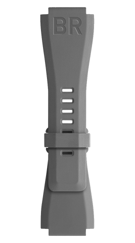 Bell & Ross Strap BR 01/03 BR-X1 Grey Rubber Small B-P-024 SMALL