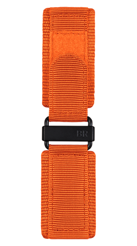 Bell & Ross Strap BR 01/03 BR-X1 Orange Canvas PVD Small B-F-017 SMALL