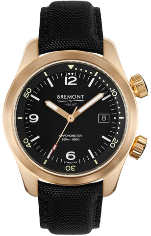 Bremont Watch Armed Forces Bronze Argonaut Black ARGONAUT-BZ-BK