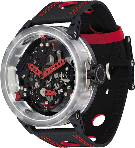 B.R.M Watch R-50 Makrolon Red Hands R-50-MK-AR