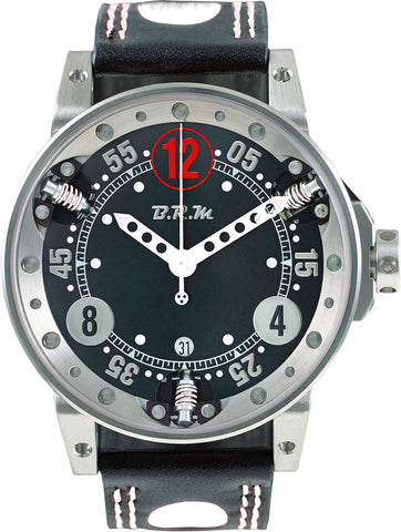 B.R.M Watch V6-44 White Hands V6-44-SA-AB