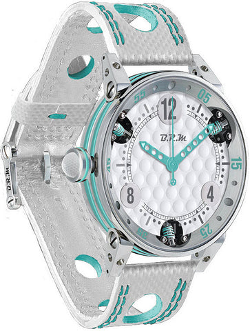 B.R.M Watch Golf Master Ladies Turquoise Hands GF7-38-SA-7472