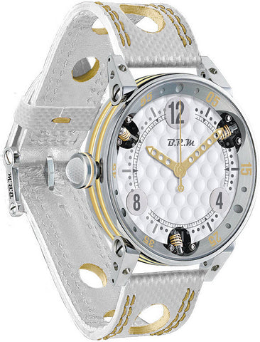 B.R.M Watch Golf Master Ladies Ochre Hands GF7-38-SA-7502