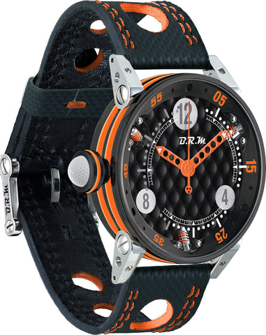 B.R.M Watch Golf Master Ladies Orange Hands GF7-38-SA-N-AO