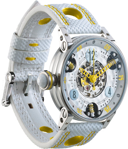 B.R.M Watch Golf Master Ladies Yellow Hands GF7-38-SA-SQ-AJ