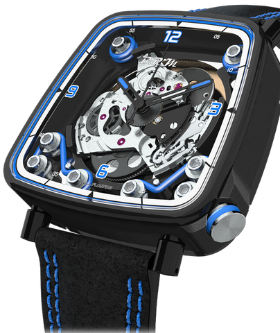 B.R.M. Watches FF39-40 Black Titanium FF39-40-TN-LFN-BLM