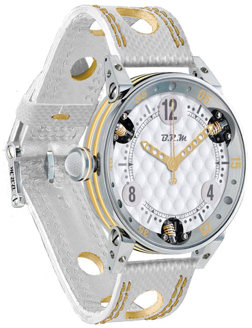B.R.M Watch Golf Master Ladies Ochre Hands GF6-44-SA-7502
