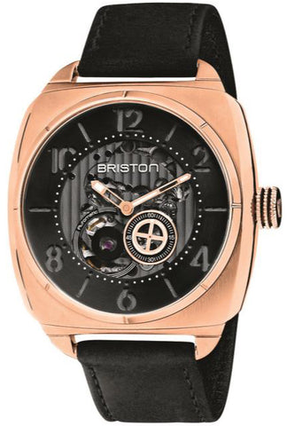 Briston Watch Streamliner Skeleton Rose Gold IP 201042.SPRG.SK.1.CH