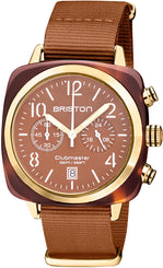Briston Watch Clubmaster Classic Chronograph Terracotta Caramel 20140.PYA.T.38.NTC