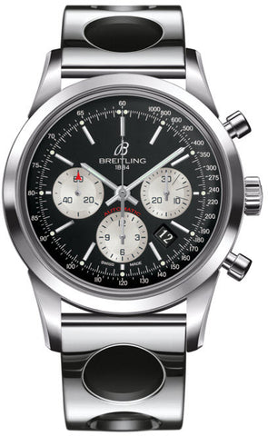 Breitling Watch Transocean Chronograph Black AB015212/BF26/222A