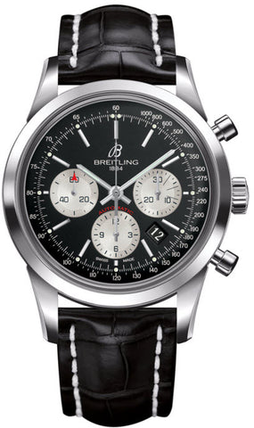 Breitling Watch Transocean Chronograph Black AB015212/BF26/743P