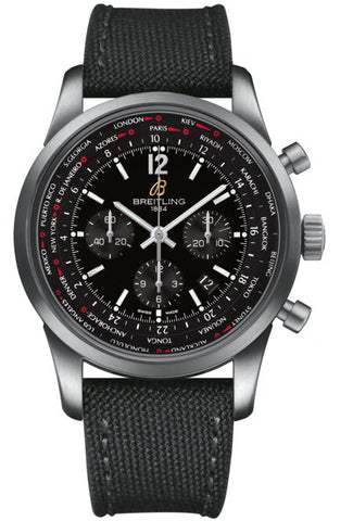 Breitling Watch Transocean Unitime Black AB0510U6/BC26/100W