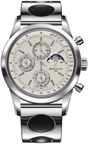 Breitling Watch Transocean Chronograph 1461 Mercury Silver A1931012/G750/222A