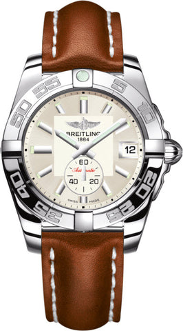 Breitling Watch Galactic 36 Automatic Stratus Silver A3733012/G706/412X