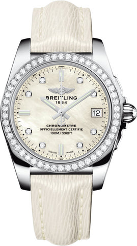 Breitling Watch Galactic 36 SleekT Pearl Diamond A7433053/A780/236X