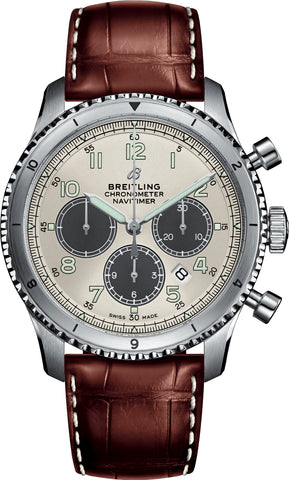 Breitling Watch Navitimer 8 B01 Chronograph 43 Croco Tang Type AB01171A1G1P1
