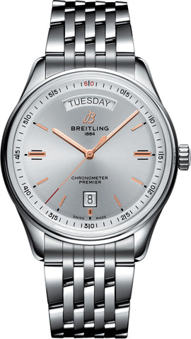 Breitling Watch Premier Automatic Day and Date 40 Steel Navitimer A45340211G1A1