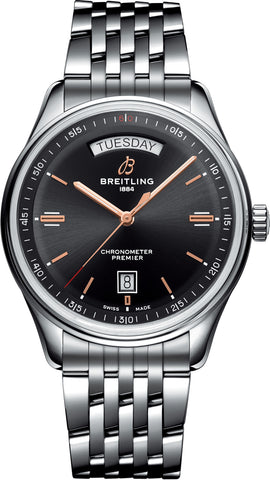 Breitling Watch Premier Automatic Day and Date 40 Steel Navitimer A45340241B1A1