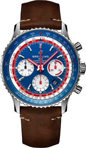 Breitling Watch Navitimer 1 B01 Chronograph 43 Airline Edition PAN AM AB01212B1C1X1