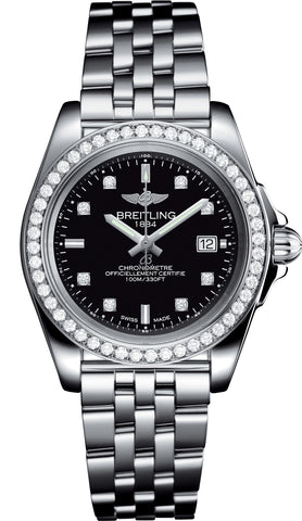 Breitling Watch Galactic 32 Sleek Edition Diamond Bracelet A71330531B1A1