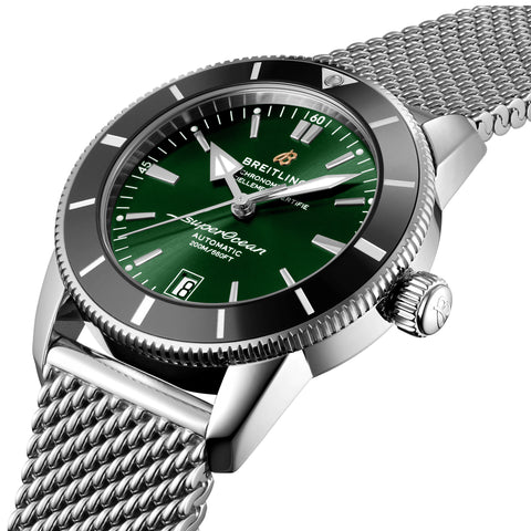 Breitling Superocean Heritage Green Bracelet