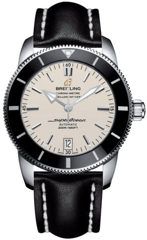 Breitling Watch Superocean Heritage II 42 Leather Black AB201012/G827/435X