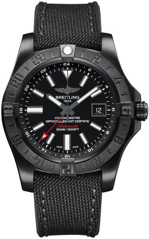 Breitling Watch Avenger II GMT Black Steel M3239010/BF04/109W