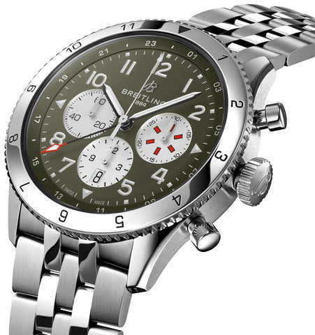 Breitling Super AVI B04 Chronograph GMT 46 Curtiss Warhawk Watch
