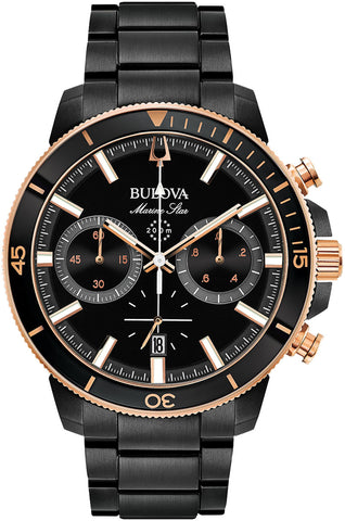 Bulova Watch Marine Star Mens 98B302