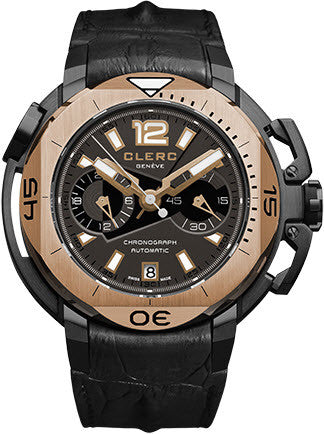 Clerc Watch Hydroscaph LE Central Chrono CHY-353 Silver