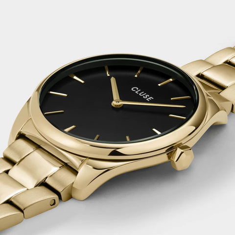 Cluse Feroce Petite Black Gold