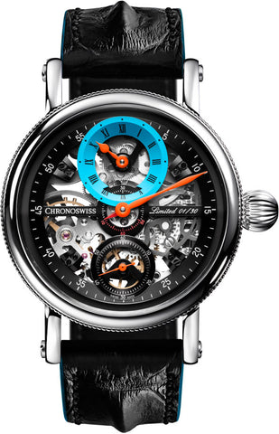 Chronoswiss Watch Flying Grand Regulator Skeleton CH-6723S-BLSIB
