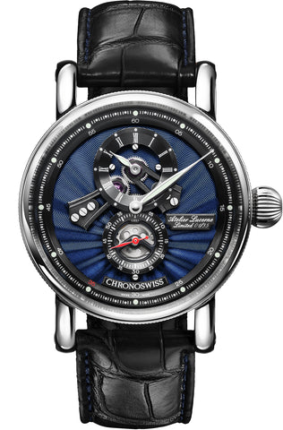 Chronoswiss Watch Flying Regulator Open Gear Limited Edition CH-8753-BLBK