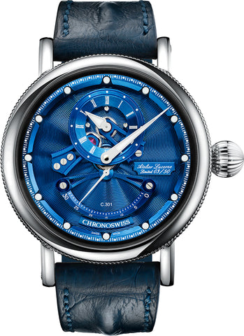 Chronoswiss Watch Open Gear ReSec Big Wave Limited Edition CH-6923-BLBL