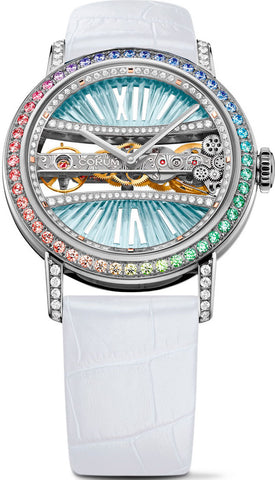 Corum Watch Goldem Bridge 39 White Gold Diamonds B113/03404
