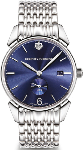 Cuervo y Sobrinos Watch Historiador Pequenos Segundos 3191B.1BS