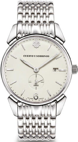 Cuervo y Sobrinos Watch Historiador Pequenos Segundos 3191B.1I