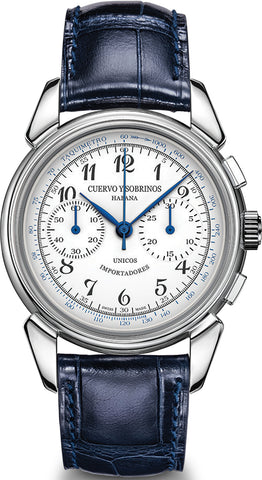 Cuervo y Sobrinos Watch Historiador Landeron Limited Edition 3146.1W