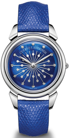 Cuervo y Sobrinos Watch Senora Sol Y Estrellas 3112.1SEB