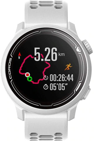 Coros Watch Pace 2 Premium GPS Sport White
