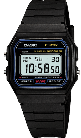 Casio Watch Microlight F-91W-1XY