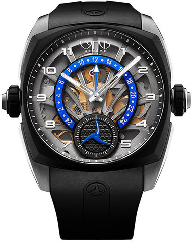 Cyrus Watch Klepcys GMT Retrograde Titanium DLC 539.507.TD.A