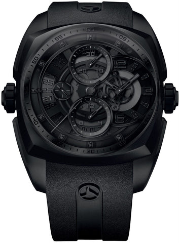 Cyrus Watch Klepcys Skeleton Chronograph Darkness Black DLC Steel Limited Edition 539.504.DD.A