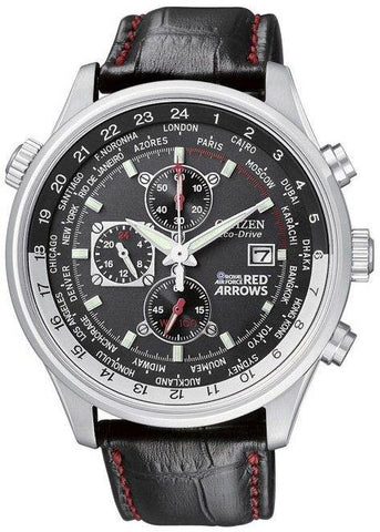 Citizen Watch Eco Drive Red Arrows World Time Chronograph CA0080-03E