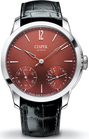 Czapek Watch Quai des Bergues Guilloche Ricochet Rosewood S