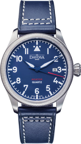 Davosa Watch Aviator Quartz Blue 16249845